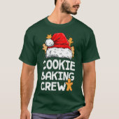 Cookie Baking Crew-kerstteam T-shirt (Voorkant)