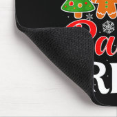 Cookie Baking Crew Peperkoek Kerst Xmas Koek Muismat (Hoek)