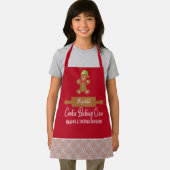 Cookie Baking Crew Red Pset met kerstgeschut Schort (Insitu)