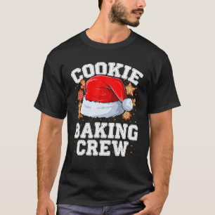 Cookie Baking Crew Santa Gingerbread Team Merry T-shirt