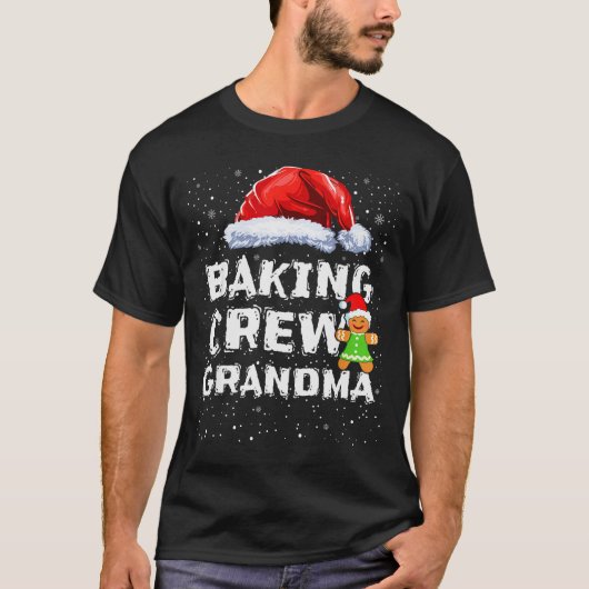 Cookie Baking Crew Shirt Grandma Matching Christma (Voorkant)