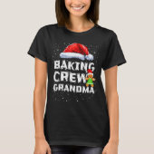 Cookie Baking Crew Shirt Grandma Matching Christma (Voorkant)