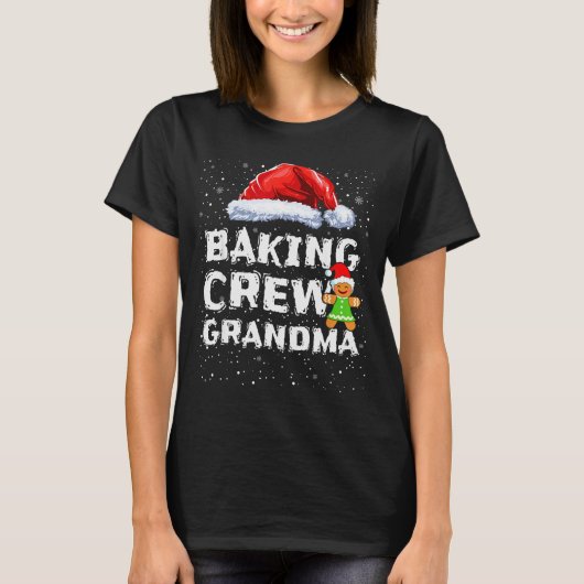 Cookie Baking Crew Shirt Grandma Matching Christma (Voorkant)