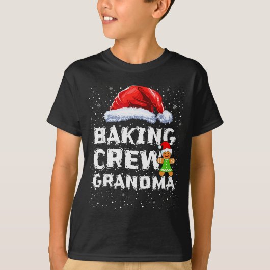 Cookie Baking Crew Shirt Grandma Matching Christma (Voorkant)