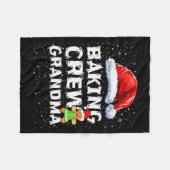 Cookie Baking Crew Shirt Grandma Matching Christma Fleece Deken (Voorkant (Horizontaal))