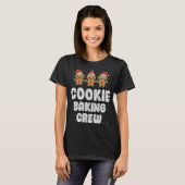 Cookie Baking Crew Shirt kerstfamilie Gingerbr (Voorkant volledig)