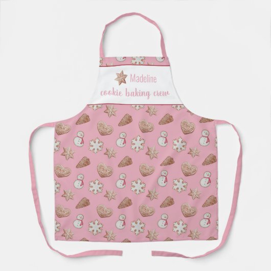 Cookie Baking Crew Ster Persoonlijk Schort (Voorkant)