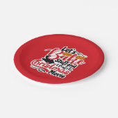 Cookie Baking-kerstfilm Papieren Bordje (Gekanteld)