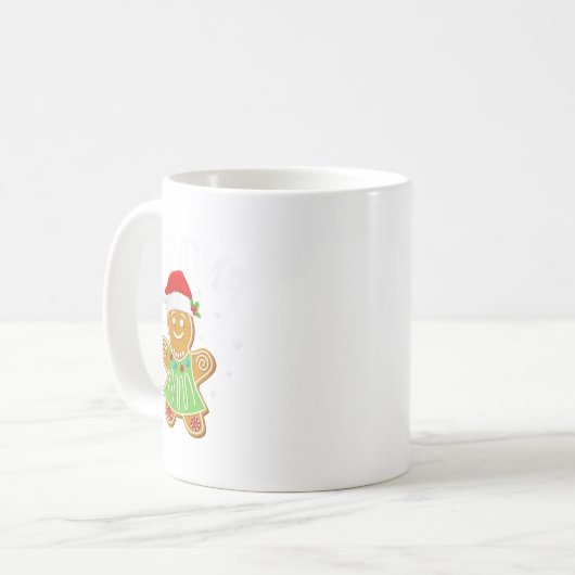 Cookie Baking Matching Family Gingerbread Grandma  Koffiemok (Voorkant links)