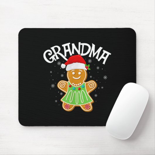 Cookie Baking Matching Family Gingerbread Grandma  Muismat (Met muis)