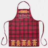 Cookie Baking Pset Gingerbrood Monogram Baken Schort (Voorkant)
