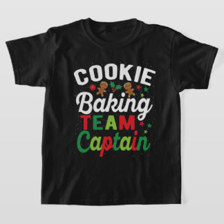  Cookie Baking Team Captain Christmas Gingerbread  T-shirt