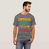 Cookie Baking Team Captain Gingerbread Christmas T-shirt (Voorkant volledig)