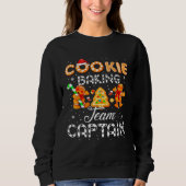 Cookie Baking Team Captain Gingerbread Christmas Trui (Voorkant)