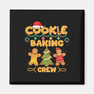 Cookie Baking Team Crew Xmas Familie Matching Grou Magneet