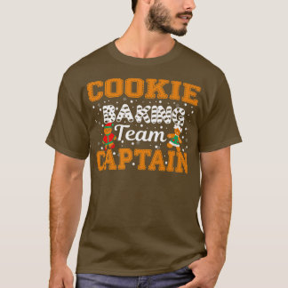 Cookie Baking Team Kapitein Gingerbrood Baker Merr T-shirt