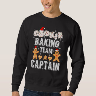 Cookie Baking Team Kapitein Gingerbrood Kerstmis Trui