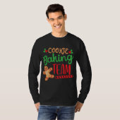 Cookie Baking Team Kerstmis Kerstmis Merkel T-shirt (Voorkant volledig)