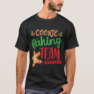 Cookie Baking Team Kerstmis Kerstmis Merkel T-shirt