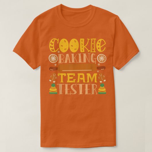 Cookie Baking Team Tester 1143 T-shirt (Design voorkant)