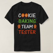 Cookie Baking Team Tester Baking Gingerbread Chris T-shirt (Design voorkant)