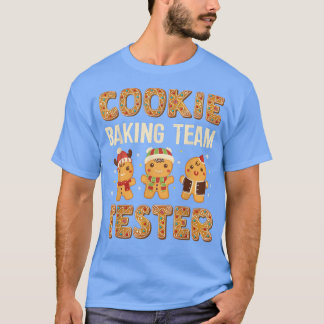 Cookie Baking Team Tester Cute Gingerbrood Christm T-shirt