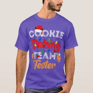Cookie Baking Team Tester Cute Gingerbrood Merry C T-shirt