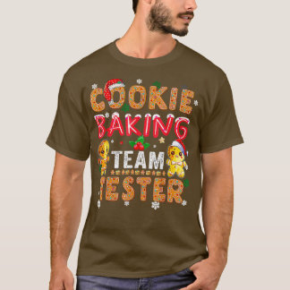 Cookie Baking Team Tester Gingerbread Christmas Te T-shirt