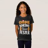 Cookie Baking Team Tester Gingerbrood Kerstmis T-shirt (Voorkant volledig)