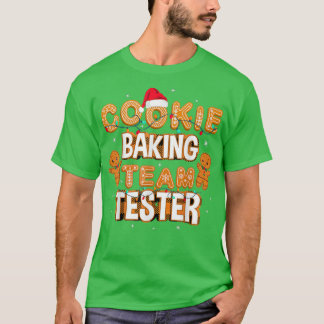 Cookie Baking Team Tester Kerstmis 1126 T-shirt