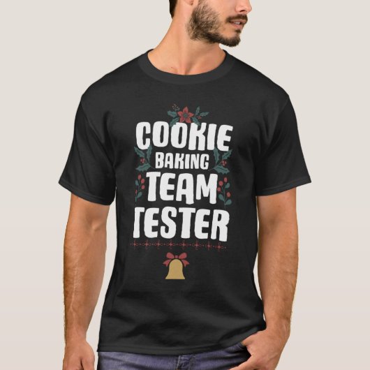 Cookie Baking Team Tester koekje T-shirt (Voorkant)