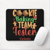 Cookie Baking Team Tester Name Holiday Toddler T S Muismat (Met muis)
