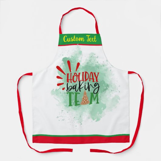 Cookie Baking Team voor kerstbaken Schorten (Voorkant)