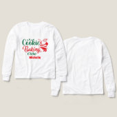 Cookie bakken crew Kerst kinder unisex (Voorkant /achterkant)