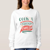 Cookie bakken crew kerst sweatshirt (Voorkant)