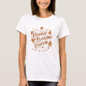 Cookie Bakken Queen Holiday Design T-shirt (Voorkant)