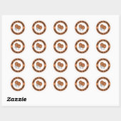 Cookie Bakkerij & Klein Zakelijk Ronde Sticker (Vel)