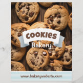 Cookie Bakkerij Menu Flyer Sjabloon (Voorkant)