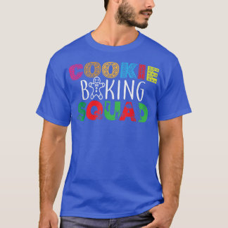Cookie-bakkerij met kerstkoekjes bakken famil t-shirt