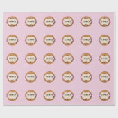 COOKIE BAKKERIJ SALE PERSONALISEREN Baking Label Cadeaupapier (Vlak)