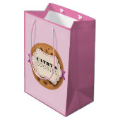 COOKIE BAKKERIJ SALE PERSONALISEREN Bakken Gift Pa Medium Cadeauzakje (Achterkant Gekanteld)