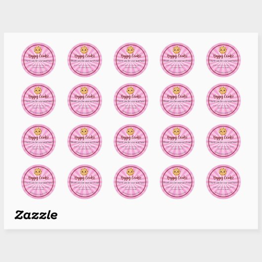 Cookie Bakkerij Sticker Rond V124 (Vel)