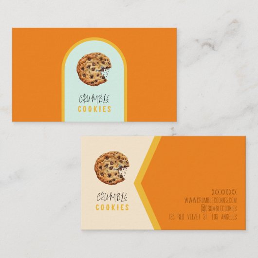 Cookie Bakkerij Visitekaartje (Voorkant / Achterkant)