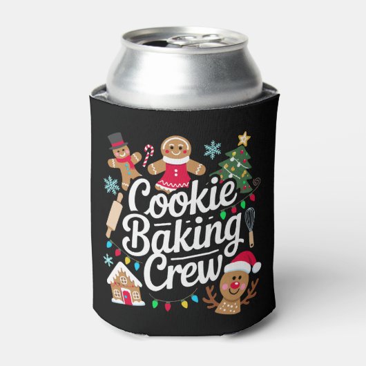 Cookie Bakploeg Kerst Gingerbread Rendier Blikjeskoeler (Blikje Voorkant)