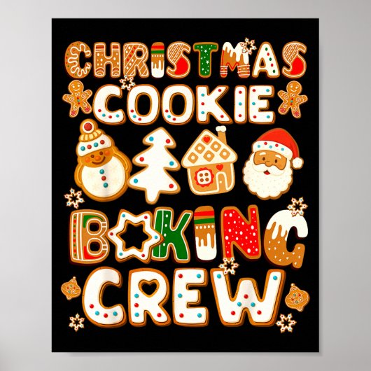 Cookie Bakploeg Kerst Grappig Gebruikers van Gembe Poster (Voorkant)