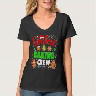 Cookie Bakploeg Kerst Kerstbrood Santa Familie T-shirt
