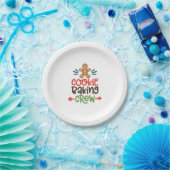 Cookie bakploeg kerst papieren bordje (Feest)