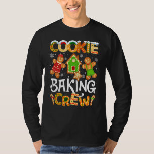 Cookie Bakploeg Kerstmis Kerstman Familie Peperkoe T-shirt