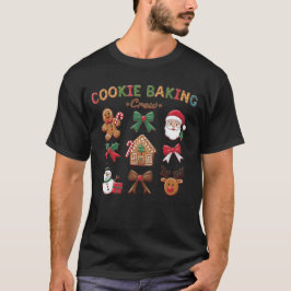 Cookie Bakploeg Matching Kerstmis T-shirt
