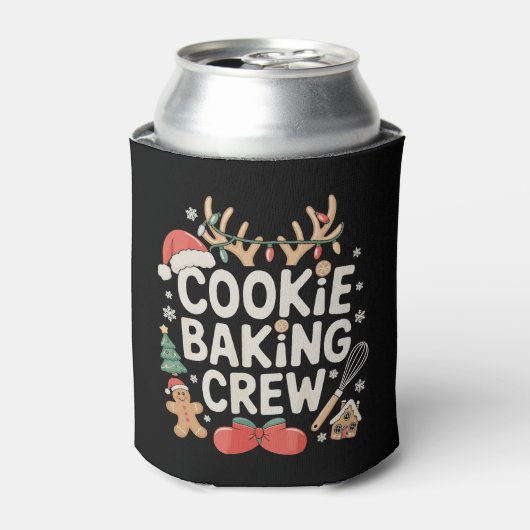 Cookie Bakploeg Rendiergewei Gengembrede Blikjeskoeler (Blikje Voorkant)